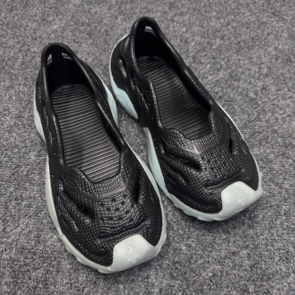 SIA Collective Slip On Shoes Mens 6 Black Mint Gorpcore Futuristic Streetwear